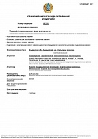 Приложение к гос. лицензии на эксплуатацию горных производств (лист 2)