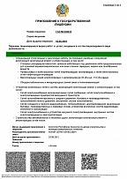 Приложение к гос. лицензии на строительно-монтажные работы (лист 2)